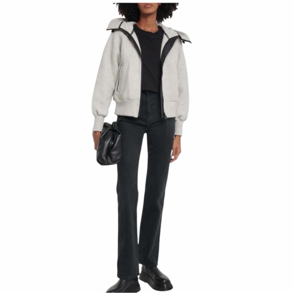 Canada Goose Women’s Kind Fleece Chilliwack Bomber Mist Grey Size XL - Picture 1 of 15
